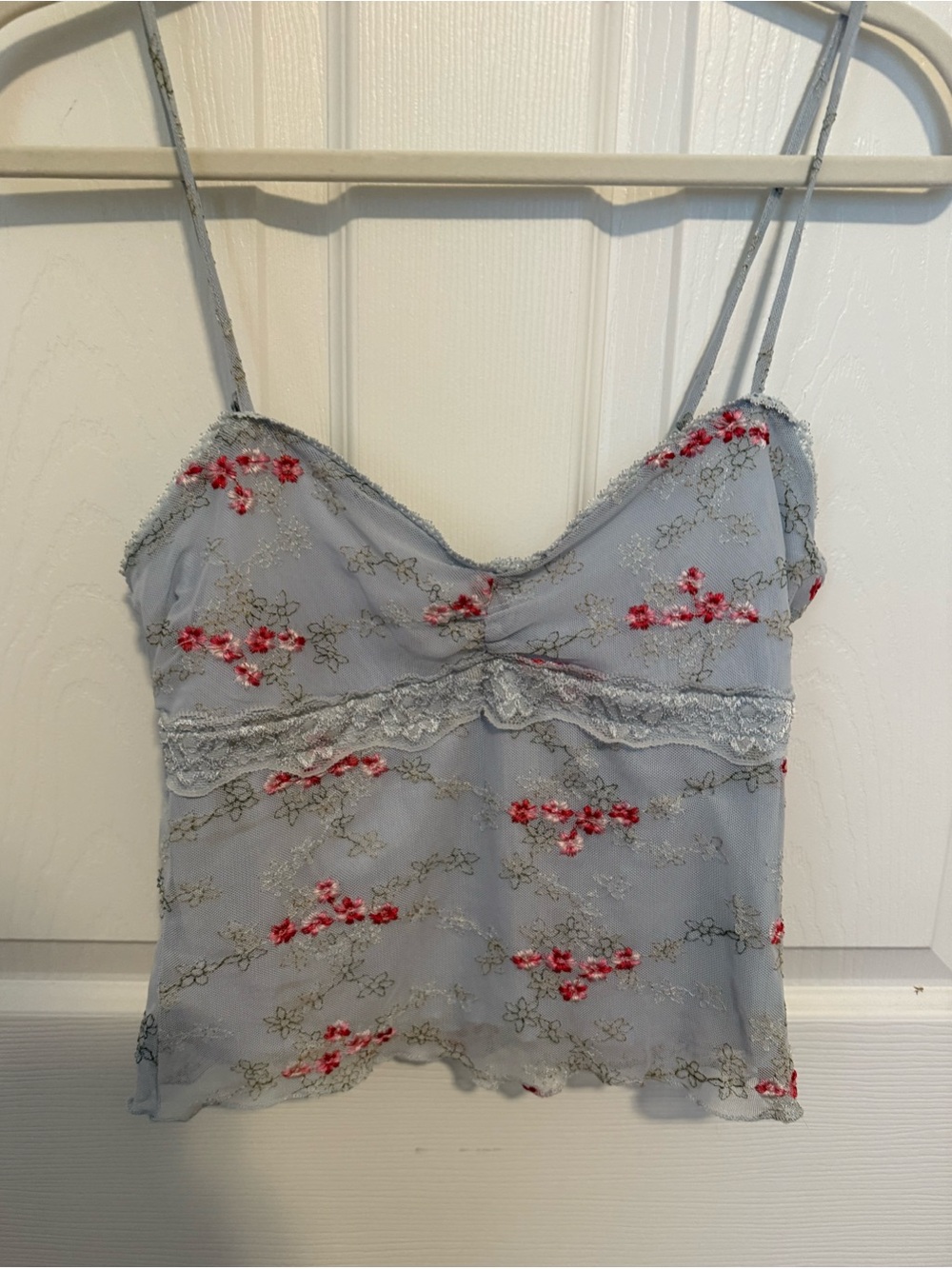 NWOT Medium Thirty/Thirty Blue Floral Tank